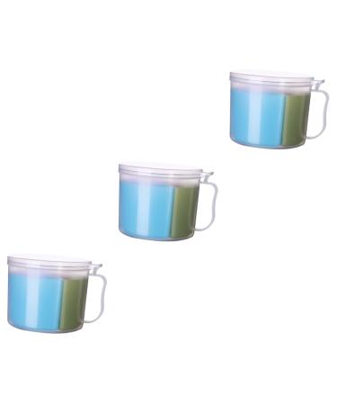 Zerodeko 3pcs Kitchen Tools Storage Container Condiment Dispenser Seasoning Box Round Kitchenware mediumx3pcs As Shownx3pcs