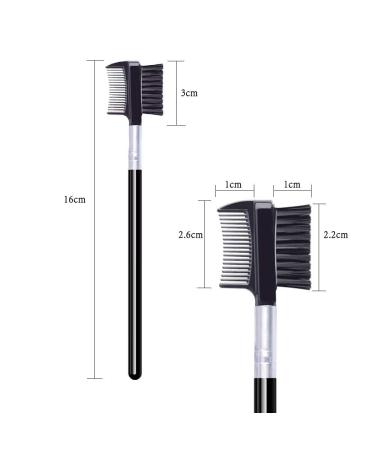 2 PCS Eyelash Comb & Eyebrow Brush Set - Premium Makeup Tools for Eyelash Extensions | International Shipping Available - Buy Online on GoSupps.com