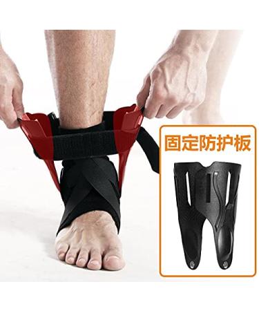 Adjustable Ankle Brace with Splint for Men & Women - Breathable Compression Support for Sprains Tendonitis & Injury Recovery | International Shipping Available - Buy Online on GoSupps.com