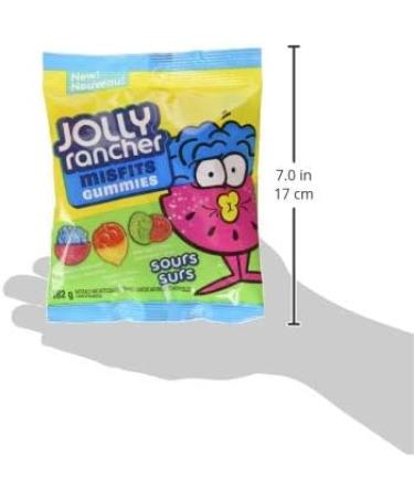 Jolly Rancher Misfits Assorted Sour 10 x 182g - Buy Online on GoSupps.com