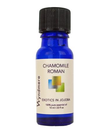 Chamomile Roman Essential Oil in Jojoba - 100% Pure Therapeutic Quality - for Diffuser - 10ml - Made in USA