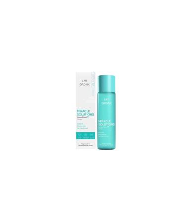 LXE ORGNX Miracle Solutions Acne Derm+ Toner 150 ml | AHA BHA PHA Pore Clarifying Facial Toner with Tea Tree Salicylic & Glycolic Acid
