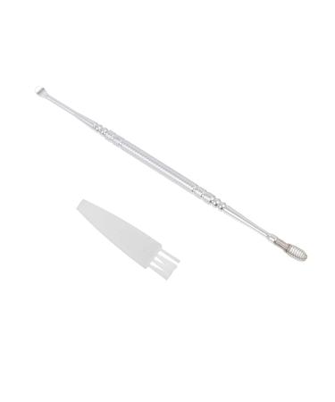 Healeved Spiral Ear Spoon Household Tools Metal Ear Pick Reusable Ear Pick Cleaning Tool Spiral Ear Pick Convenient Earwax Remover Ear Cleaner Spiral Ear Cleaner Portable Earwax Tool Spring Silver 13X0.5CM