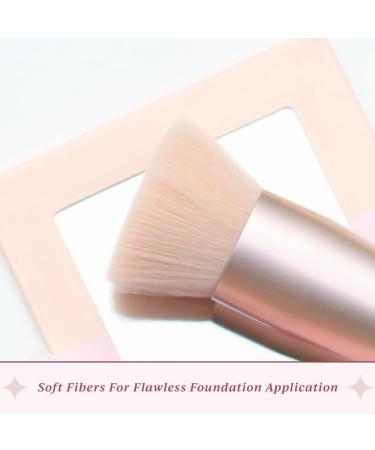 Foundation Brush for Liquid Makeup - Buffing & Blending Tool for Flawless Application | No Product Absorption - Ideal for Liquid Cream & Powder - Buy Online on GoSupps.com