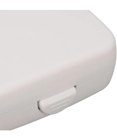 Hearing Aids Case Large Capacity Portable Quadrate Black Hearing Aids Storage Box for Home Outdoor Travelling(White) - Buy Online on GoSupps.com