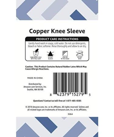 Solimo Copper Knee Sleeve - Support and Compression, One Size - Buy Online on GoSupps.com