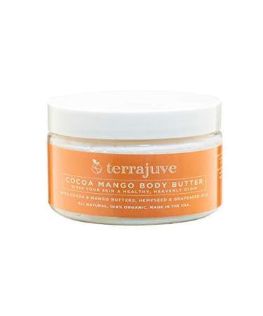 Cocoa Mango & Lemon Body Butter Pure Natural and Organic Wrapped in Organza Bag: Anti Aging Helps Even Skin Tone Increase Elasticity and Glow with Lemon and Lime Shea Butter Vitamins B C and E - Buy Online on GoSupps.com