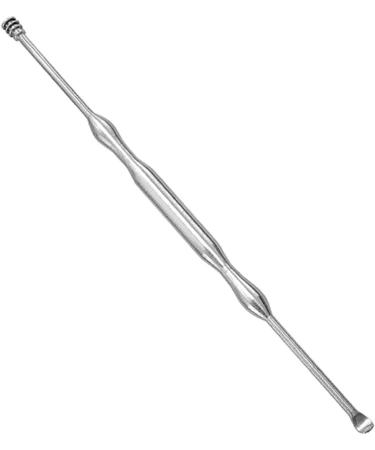 5pcs Stainless Steel Ear Cleaners Set - Ear Wax Removal Curette Kit | Hemoton Earpick Set with Visible Detergent - Silver Ear Spoon and Earplugs - Buy Online on GoSupps.com