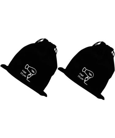 TOVINANNA 8 Pcs Velvet Bag Hairdryer Bag Hair Dryer Travel Pouch Hair Dryer Attachments Storage Black Flannel 30.00X26.00X0.50CMx4pcs Blackx4pcs - Buy Online on GoSupps.com