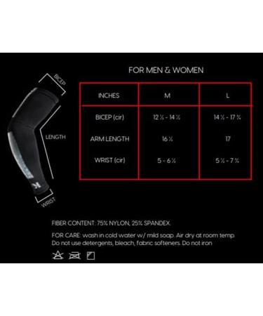 Smooth Circulation Compression Arm Sleeves for Men & Women | Boost Performance & Recovery - Buy Online on GoSupps.com