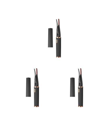 3 set Portable Electric Heated Eyelash Curler 3 Levels Women Eyelash Tool Style 2 3 Set Style 2