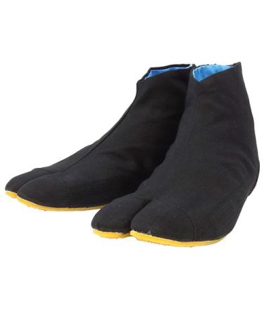 Rikio Ankle Ninja Boot Outdoor Tabi - AIR TABI FIT, 5 Clips - 29.0cm JP, Black