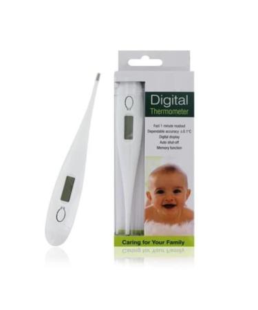Digital Thermometer Ideal for Adults and Kids Baby Thermometer Newborn Thermometers Temperature can be used orally under arm and rectally. Digital Thermometer & Storage Case Includes Battery - Buy Online on GoSupps.com