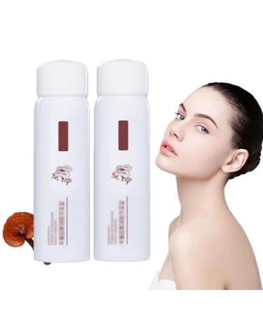 Lingzhi Anti-Wrinkle Rejuvenating Water Anti-Wrinkle Rejuvenating Serum Reishi Face Serum Spray Deep Moisturizing Firming for All Skin Types (2PC)