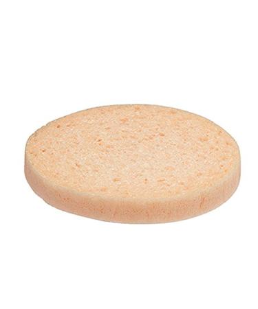 2x make-up remover sponge apricot beige 8.5 cm 1 cm thick mask removal cosmetic sponge face/eye make-up