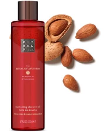 RITUALS Ayurveda Shower Oil Indian Rose & Sweet Almond 200ml - Buy Online on GoSupps.com