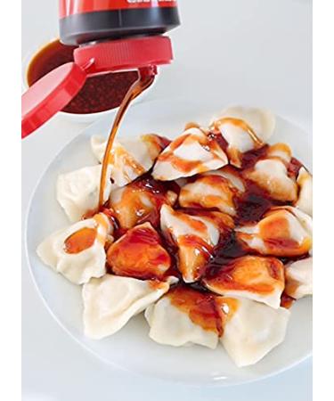 Dumpling Daughter Spicy Sweet Soy Sauce (8 oz) - Brown Sugar Sweetened with Spicy Chili Oil - Buy Online on GoSupps.com
