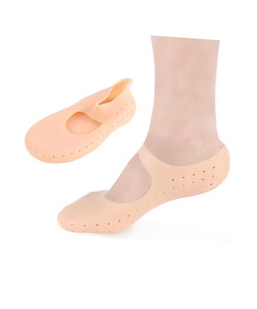 GALPADA 1 Pair moisturizing Socks Short Shocks Foot Forefoot pad Forefoot Cushion Shallow Socks Prevent pad Breathable Sports Socks Men and Women As Shown S