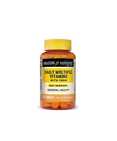 Mason Vitamins Mason Daily Multiple Vitamins With Iron Tablets