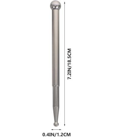 Artibetter Face Beauty Massage Stick | Stainless Steel Eye Cream Applicator & Muscle Massage Wand (Silver) - Enhance Your Skincare Routine - Buy Online on GoSupps.com