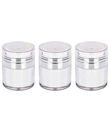 Myhoomowe Empty Bottle Cream Jar 50 Ml Pump Jar Without Portable Lotion Dispenser Travel Container Makeup Creams 3 Pieces
