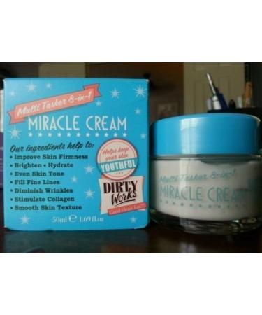 Dirty Works Miracle Cream Multi-tasker 8-in-1 Face & Neck Cream 1.69 Fl Oz by Dirty Works