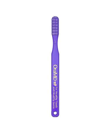OraMD Soft Bristles Toothbrush - Dr. Charles C. Bass Design for Sensitive Teeth - Gentle Nylon Bristles - Adult Oral Care (Pack of 6) - Buy Online on GoSupps.com