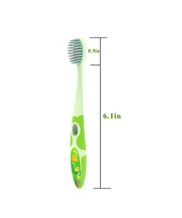 N-amboo Soft Bristles Colorful Kids Toothbrush for Toddler Girls Boys - Pack of 4 - Buy Online on GoSupps.com