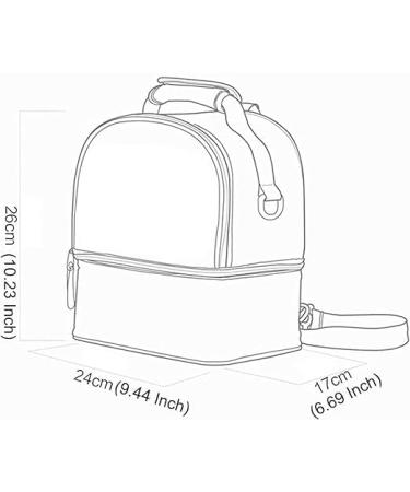 Buy AIFUSI Double-Like Breast Milk Cooling Bag - Waterproof Freshness Backpack for Baby Bottles (Black) - Ideal for International Shipping - Buy Online on GoSupps.com
