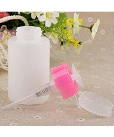 Gemini_mall 150ML Nail Vanish Polish Remover Acetone Pump Dispenser Bottle (Pink) - Buy Online on GoSupps.com