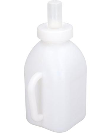 Uadme 1L Calf Milk Bottle - Horizontal Feeding Cup for Cows - Breastfeeding Milk Dispenser with Removable Pacifier - Buy Online on GoSupps.com
