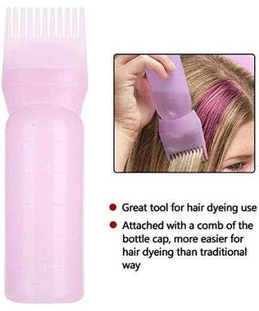 POFET Comb Applicator Bottle | Graduated Scale for Hair Dye & Scalp Treatment | Essential Tool for Perfect Application - Buy Online on GoSupps.com