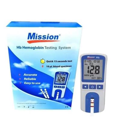 Buy Mission HB Blood Glucometer with 10 Strips - Accurate & Reliable Blood Sugar Monitoring for Optimal Health - Buy Online on GoSupps.com