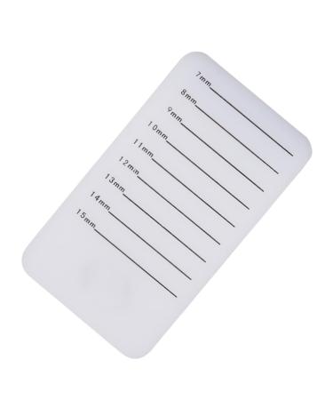 Plateau Transparent pour Extensions de Cils Support de Pesage pour Colle Faux Cils Palette de Maquillage pour Application Facile