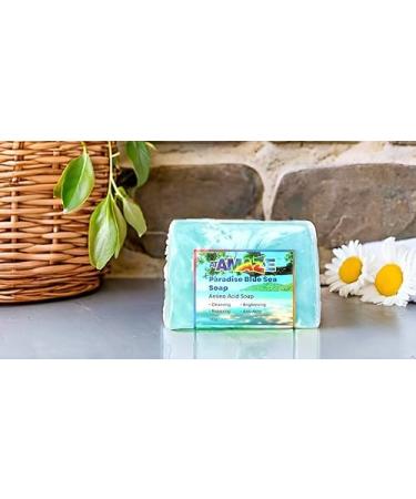 Paradise Soap 100g - Natural Amino Acid Soap with Olive Oil Camellia Seed Oil Lemon & Chamomilla Oil - International Shipping Available - Buy Online on GoSupps.com