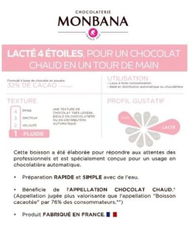  MONRIKON Monbana - Monbana Milky Chocolate 4 Stars - 20 x 30g - Buy Online on GoSupps.com