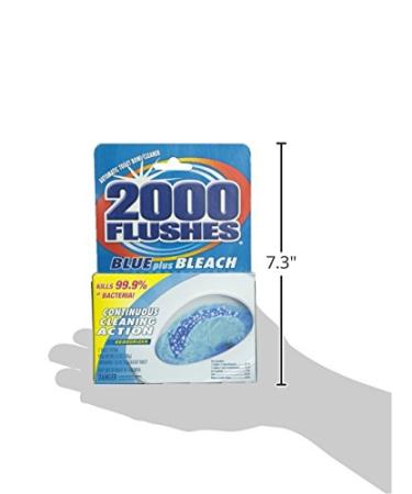 2000 Flushes Blue Plus Bleach 3.5 oz - Powerful Toilet Bowl Cleaner | International Shipping Available - Buy Online on GoSupps.com