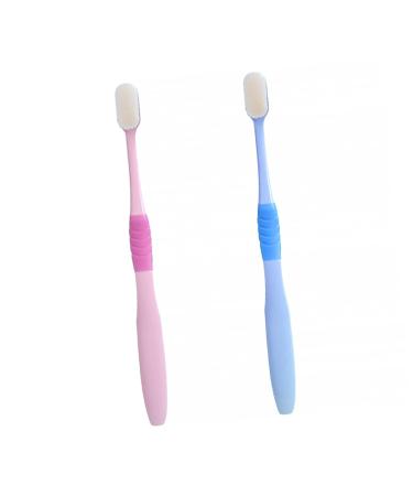 Minkissy 4 piece of soft toothbrush soft handle toothbrushes for adults ultra bristle toothbrush toothbrush for sensitive gums pp pregnant woman captivity soft fur