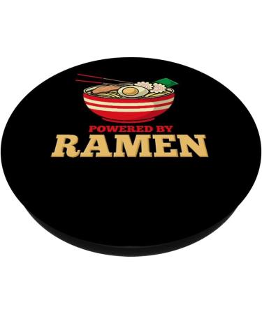 Powered By Ramen Japanese Anime Noodles PopSockets Swappable PopGrip Standard - Buy Online on GoSupps.com