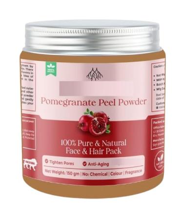 5.29Ounce | 150Grm - 100% pure and Organic Pomegranate Peel Powder - Hygienically processed