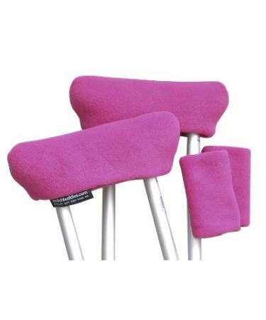 Pink Crutch Pads, Crutch Covers, Cushions Made in USA by Crutch Buddies - Veteran Owned