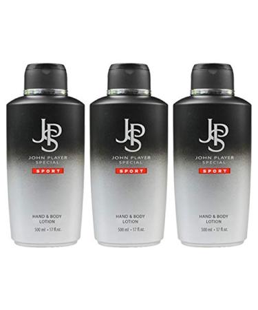 John Player Special Sport Hand & Body Lotion 3 x 500 ml