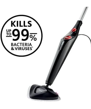 Vileda Steam Mop Plus UK Version Black Efficient and Hygienic Cleaning for Floors & Dr. Beckmann Carpet Stain Remover | Removes New and Dried-in Stains | Includes Applicator Brush 650 ml - Buy Online on GoSupps.com