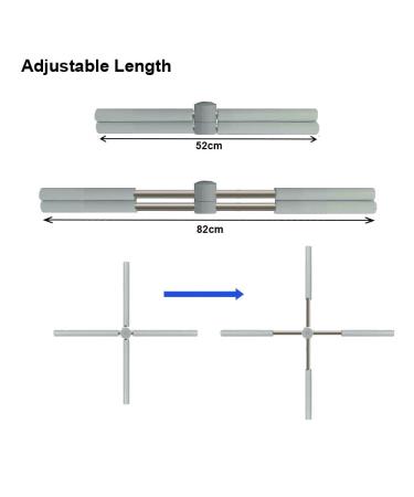 Yoga Stick Posture Pole Corrector - Back Cracker Bar for Stretching & Alignment | Exercise Sticks for Men Women & Kids - Buy Online on GoSupps.com