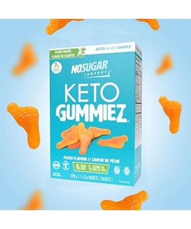 No Sugar Keto Gummiez (Peach) - Buy Online on GoSupps.com