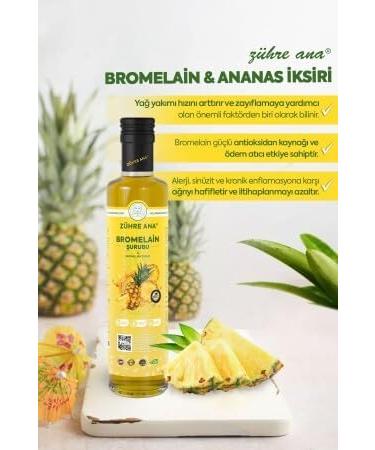  CARSI24 3 x Al 2 de Bromelain Detox Syrup - Powerful Natural Cleansing and Weight Control - Supports Digestion and Energy - 250ml - Buy Online on GoSupps.com