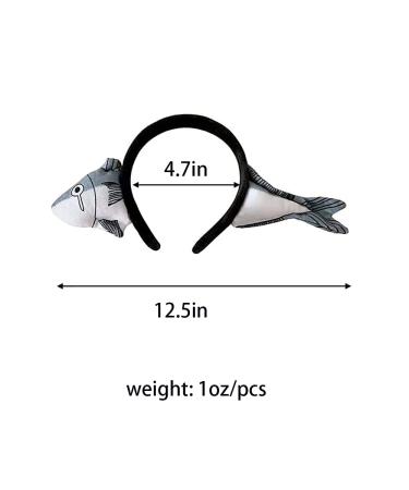 ZHOUMEIWENSP Salted Fish Headband for Women - Funny and Cute Hairband for Halloween and Makeup - Buy Online on GoSupps.com