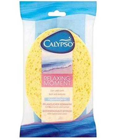 Calypso Natural Relaxing Moment Bath Sponge - Eco-Friendly Bath Essential for Stress Relief - Buy Online on GoSupps.com