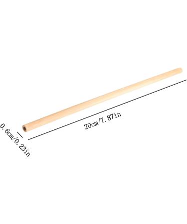50Pcs Straight Bamboos Straw Party Drinkings Straw Degradable Cocktails Straw for Party Birthday Wedding Tool Small - Buy Online on GoSupps.com