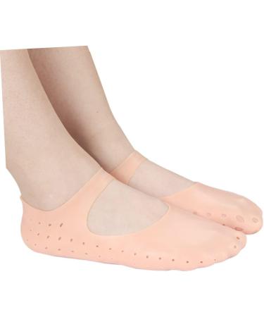 Beatifufu 2 Pairs Floor Socks Plantar is Unusual Moisturizing Socks Beach Socks Gel Moisturizing Sleeves Lightweight Socks Skin Color Socks Room Socks Moisturising Socks for Women Sebs Socks - Buy Online on GoSupps.com